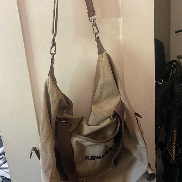 Tan Canvas Backpack - Picture 3 of 4